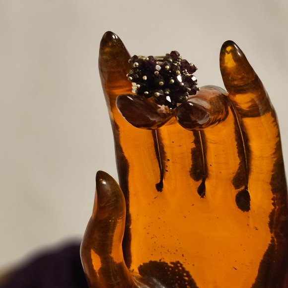 Amethyst Bead cocktail ring - Picture 5 of 7